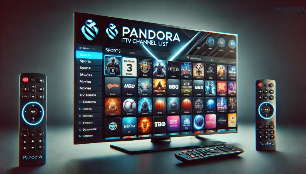 Pandora IPTV Zenderlijst